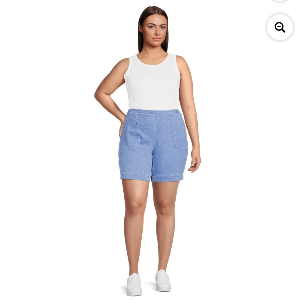 Just My Size Women’s Plus Powder Wash Shorts Size 2X NWT - Picture 5 of 8